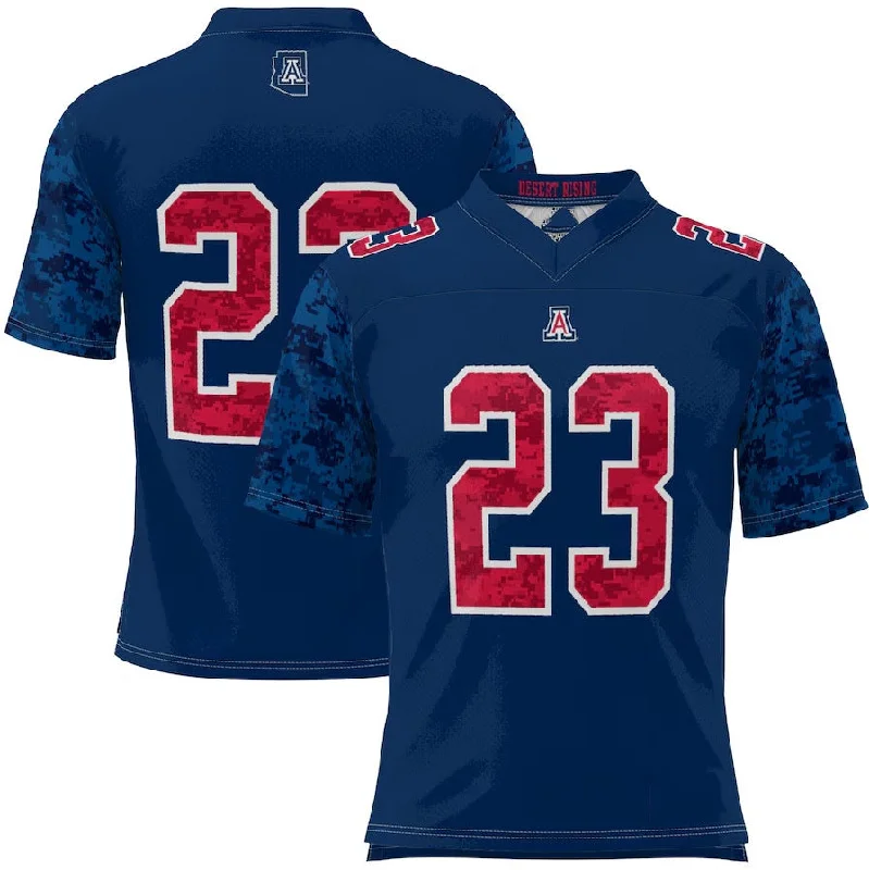 #23 A.Wildcats GameDay Greats Military Appreciation Football Jersey - Navy Stitched American College Jerseys