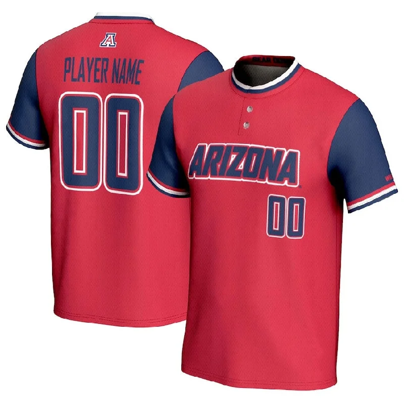 Custom A.Wildcats GameDay Greats NIL Pick-A-Player Lightweight Softball Jersey - Red Stitched American College Jerseys