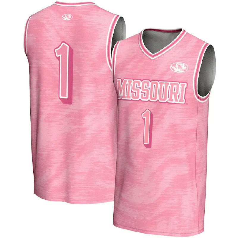 #1 M.Tigers GameDay Greats Lightweight Basketball Fashion Jersey - Pink American College Jerseys