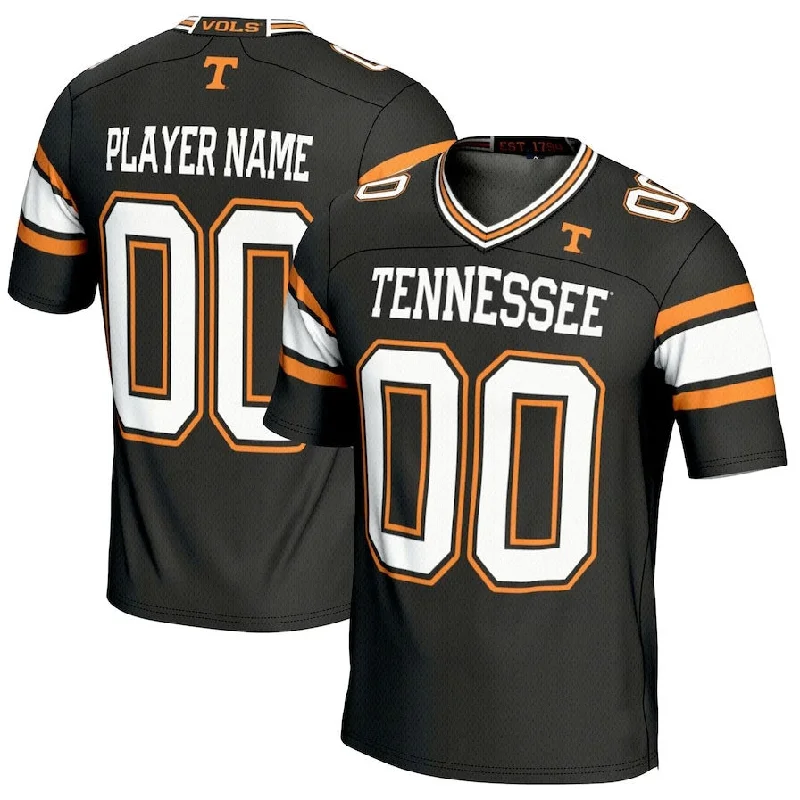 Custom T.Volunteers GameDay Greats NIL Pick-A-Player Football Jersey - Black College Jerseys