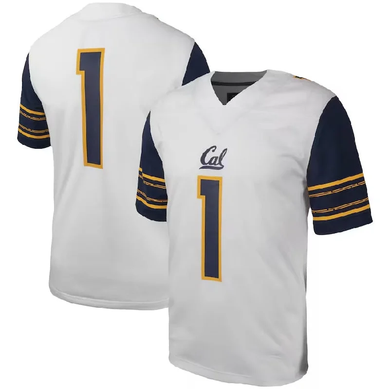 #1 C.Bears Untouchable Football Replica Jersey - White American College Jerseys