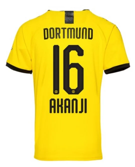 Borussia Dortmund Akanji 19/20 Home Jersey