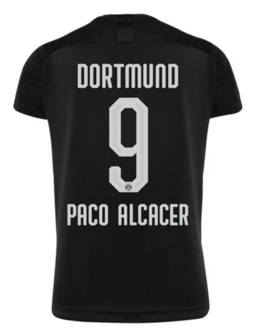 Borussia Dortmund Paco Alcacer 19/20 Away Jersey