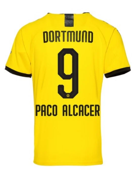 Borussia Dortmund Paco Alcacer 19/20 Home Jersey