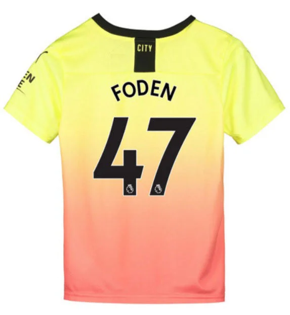 Man City Foden Youth 19/20 Third Jersey