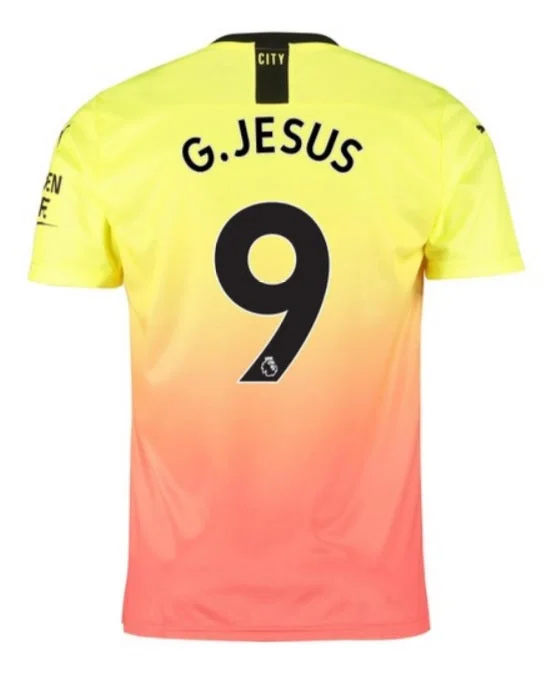 Man City G.Jesus 19/20 Third Jersey