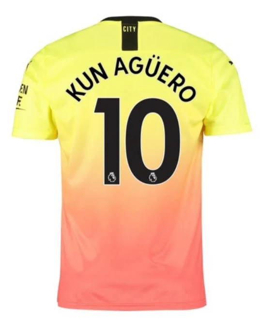 Man City Kun Aguero 19/20 3rd Jersey