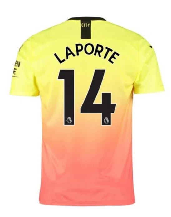 Manchester City Laporte 19/20 Third Jersey