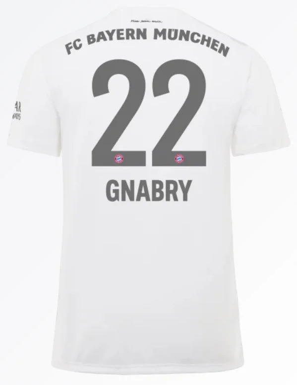 Serge Gnabry 19/20 Away Jersey