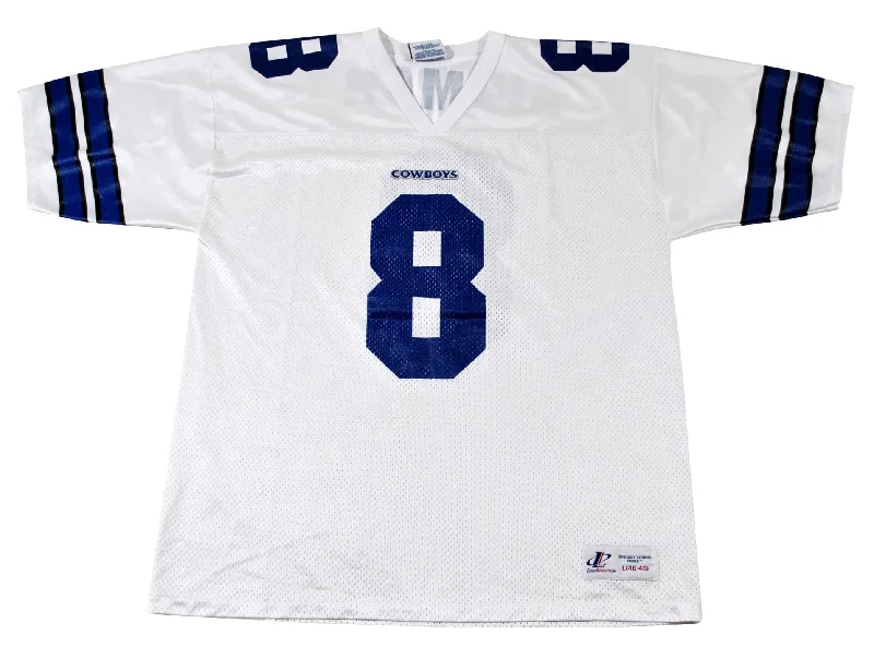 Vintage Dallas Cowboys Troy Aikman Logo Athletic Jersey Size Large