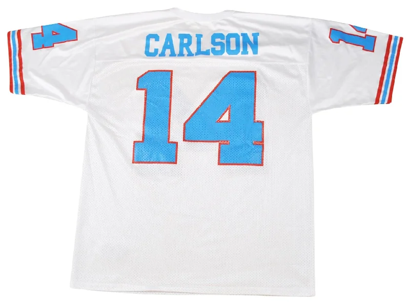 Vintage Houston Oilers Cody Carlson Logo Athletic Jersey Size Large