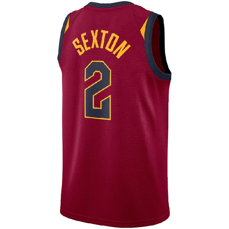 C.Cavaliers #2 Collin Sexton Swingman Jersey Wine Stitched American Basketball Jersey