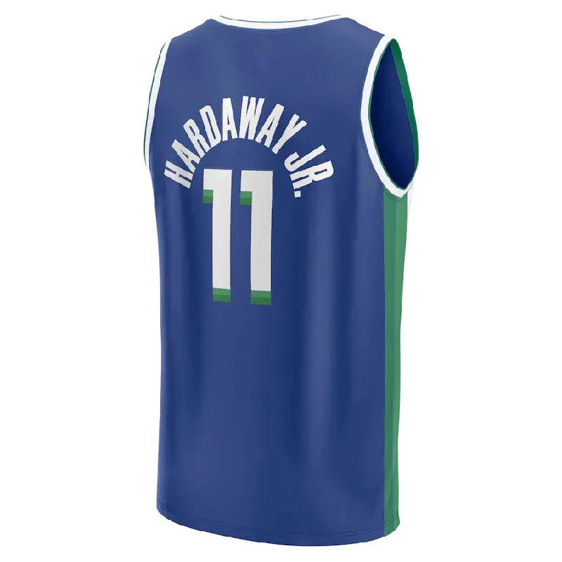 D.Mavericks #11 Tim Hardaway Jr Fanatics Branded 2022-23 Fastbreak Jersey City Edition Blue Stitched American Basketball Jersey