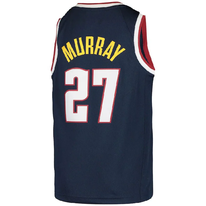 D.Nuggets #27 Jamal Murray 2020-21 Swingman Jersey Icon Edition Navy Stitched American Basketball Jersey