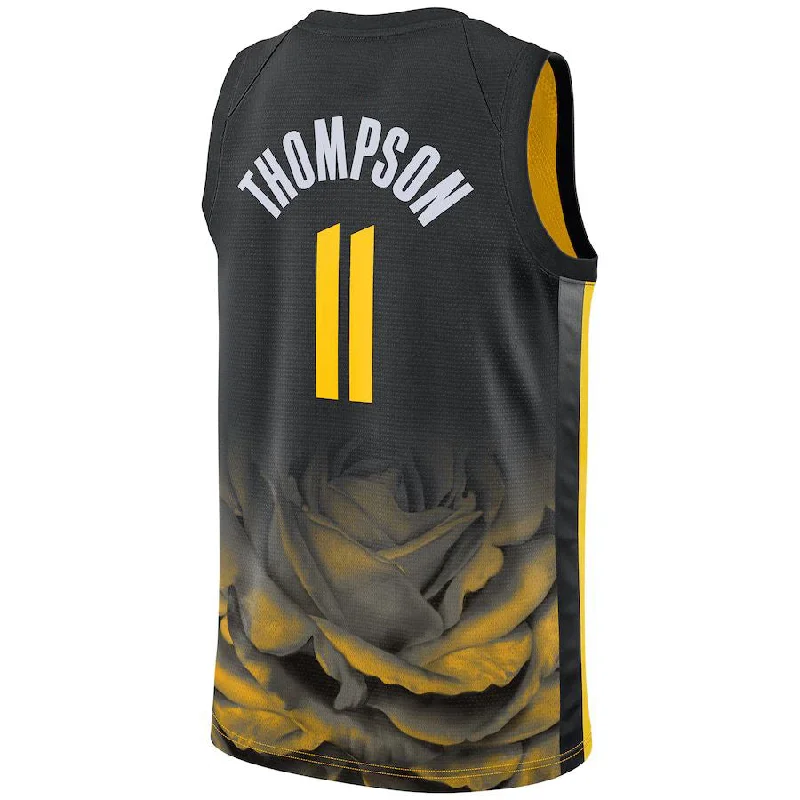 G.State Warriors #11 Klay Thompson Unisex 2022-23 Swingman Jersey City Edition Black Stitched American Basketball Jersey