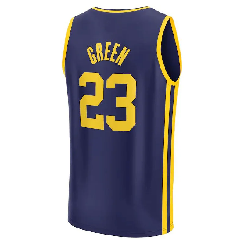 G.State Warriors #23 Draymond Green Fanatics Branded 2022-23 Fast Break Replica Player Jersey  Statement Edition Navy Stitched American Basketball Jersey