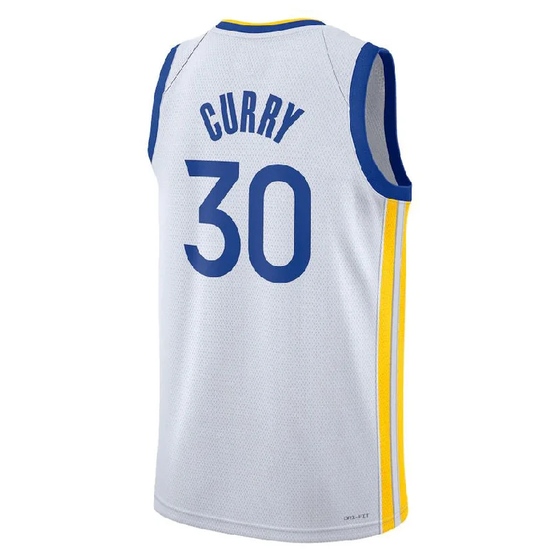 G.State Warriors #30 Stephen Curry Unisex 2022-23 Swingman Jersey White Association Edition Stitched American Basketball Jersey