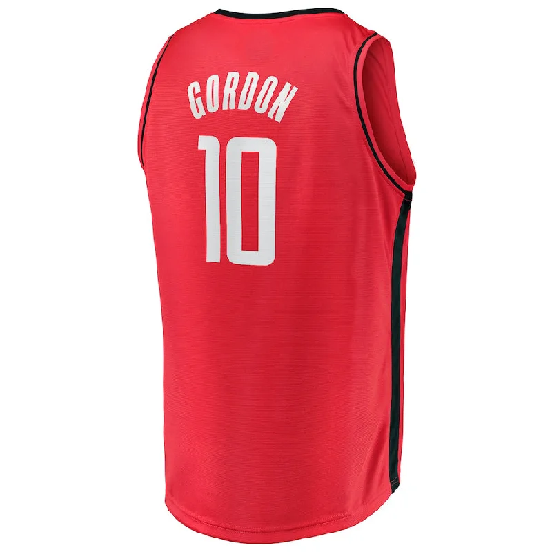 H.Rockets #10 Eric Gordon Fanatics Branded Fast Break Replica Player Jersey Icon Edition Red Stitched American Basketball Jersey